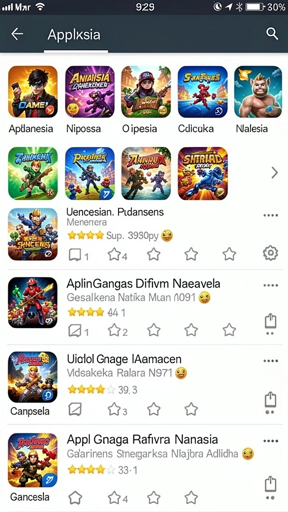 afaf - Screenshot menunjukkan karakter utama dalam aksi bertempur.