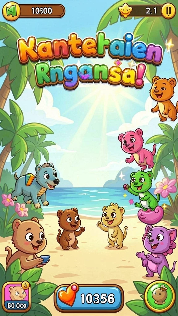 jin33 - Tangkapan layar menunjukkan grafis menawan dari dunia game.