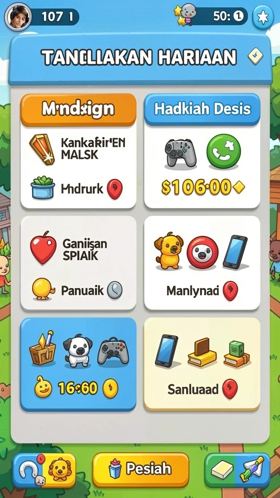 sunda777 - Screenshot mode permainan yang seru dan penuh tantangan.