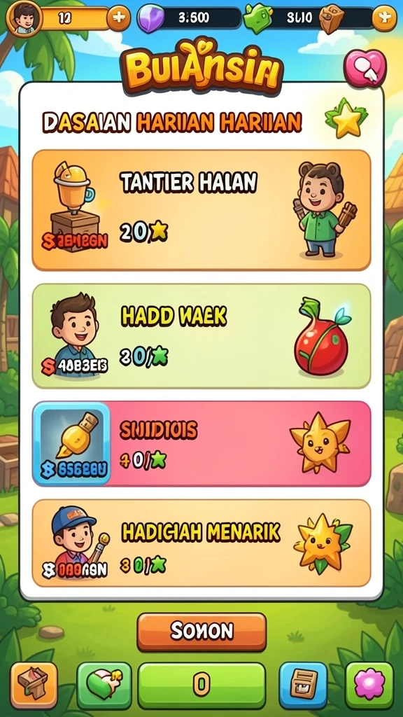tkp188 - Karakter unik yang bisa dipilih untuk bermain.