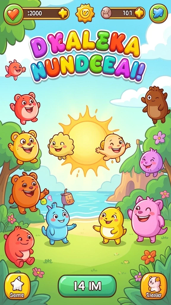valir4d - Menu utama game dengan berbagai pilihan mode permainan.